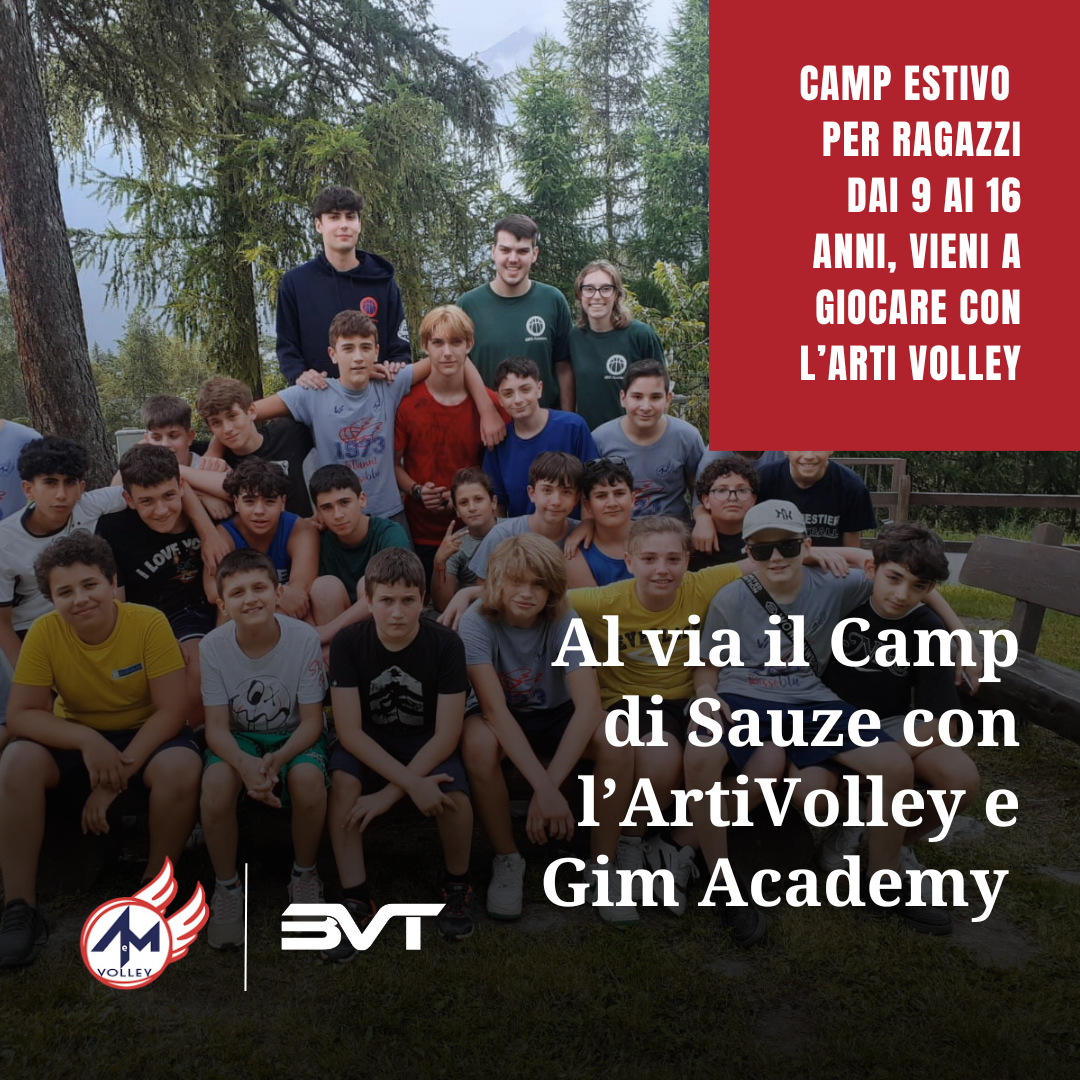 Al via il Camp di Sauze con l’ArtiVolley e Gim Academy